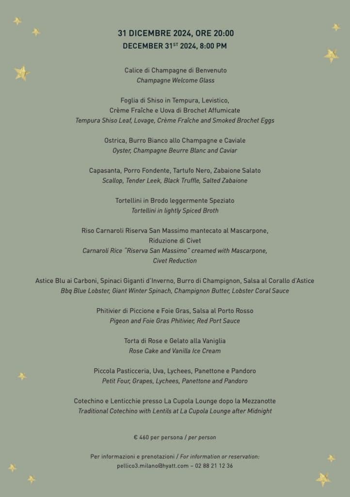 2MILPH-Park Hyatt Milano-New Years Eve Menu Pellico 3